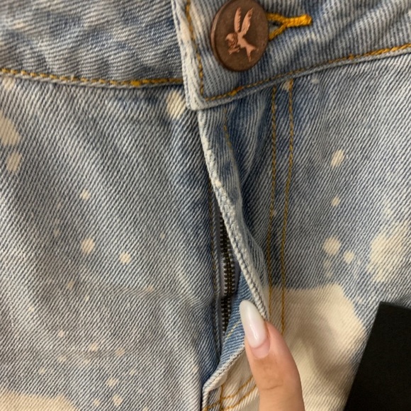 One Teaspoon Bonita Bleach Affect Shorts size 30 - Picture 4 of 7